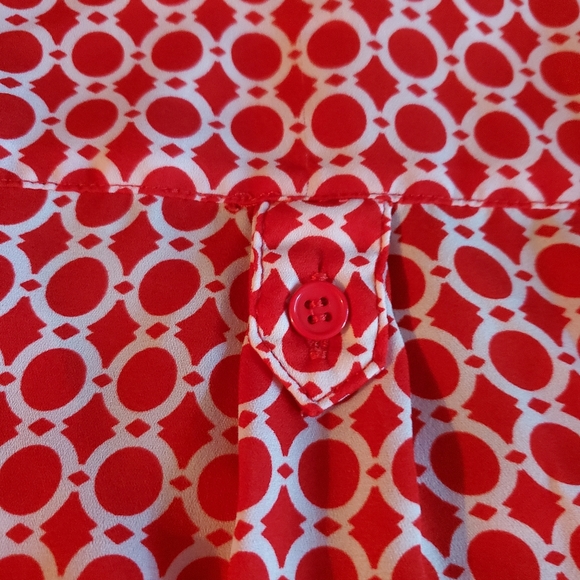 Tacera red and white dot shirt. - Picture 10 of 11